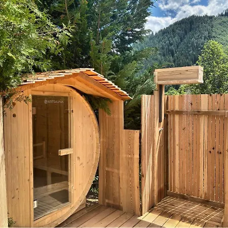 シャレー Almdorf Im Winkl - Blockhuettendorf In グレーブミング